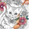 50 шикарных картинок для раскрашивания: Кошки и Коты