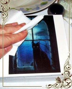 Шкатулка своими руками - чёрная кошка