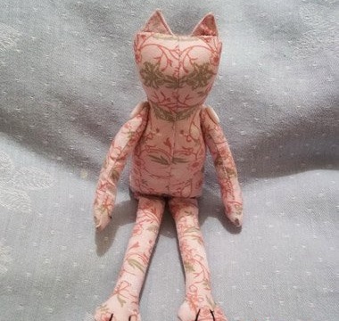 Тильда Розовая-кошка